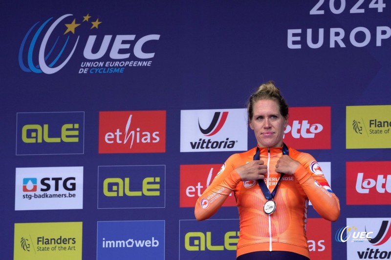 2024 UEC Road European Championships - Limburg - Flanders - Women Elite Individual Time Trial 31,2 km - 11/09/2024 - Ellen Van Dijk (NED - Lidl - Trek) - photo Luca Bettini/SprintCyclingAgency?2024